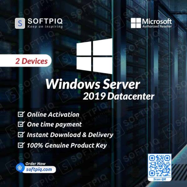 Windows Server 2019 Datacenter For 2PC