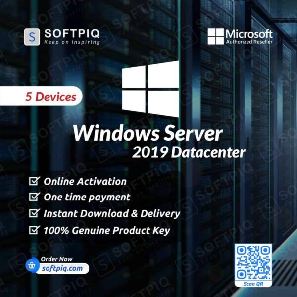 Windows Server 2019 Datacenter For 5PC