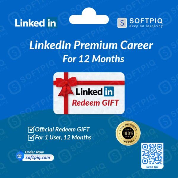 LinkedIn Premium Career For 12 Months Gift Card