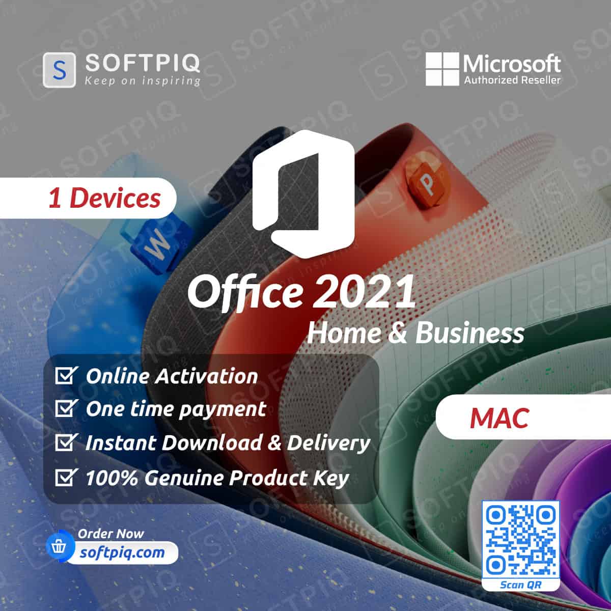 Microsoft Office 2021 Home and Business For 1 MAC